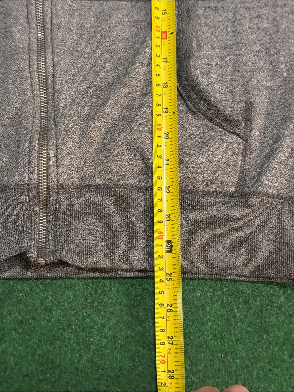 Polo Ralph Lauren Vintage Zip Up Hoodie M/L Boxy 24x25 Talon Zipper Sweatshirt